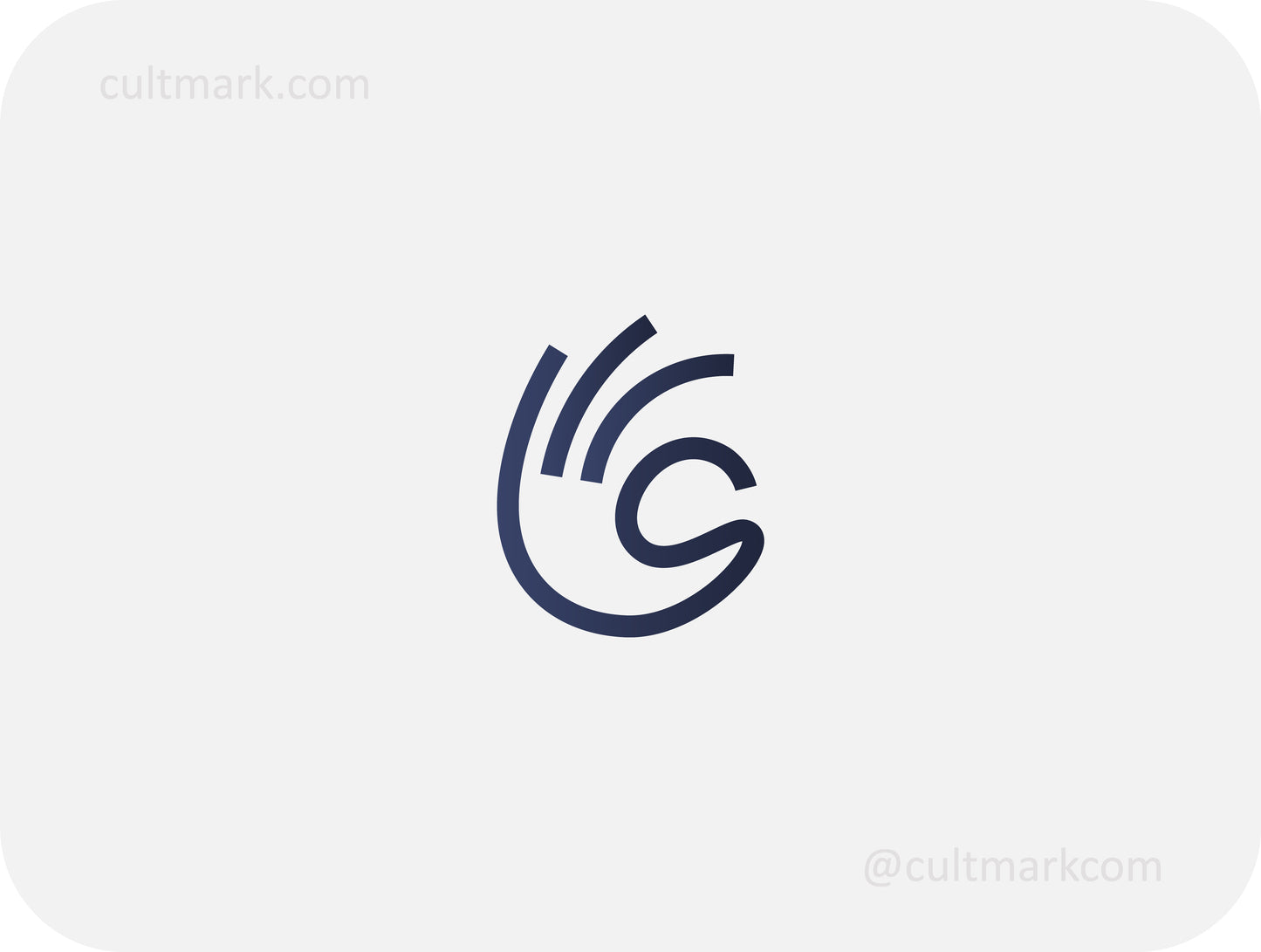 Hand logo. OK sign