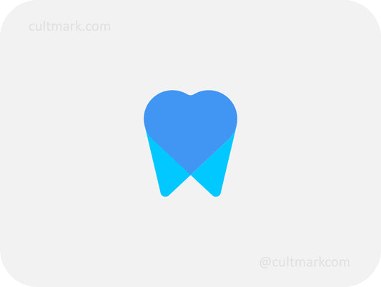 Tooth logo. Heart logo