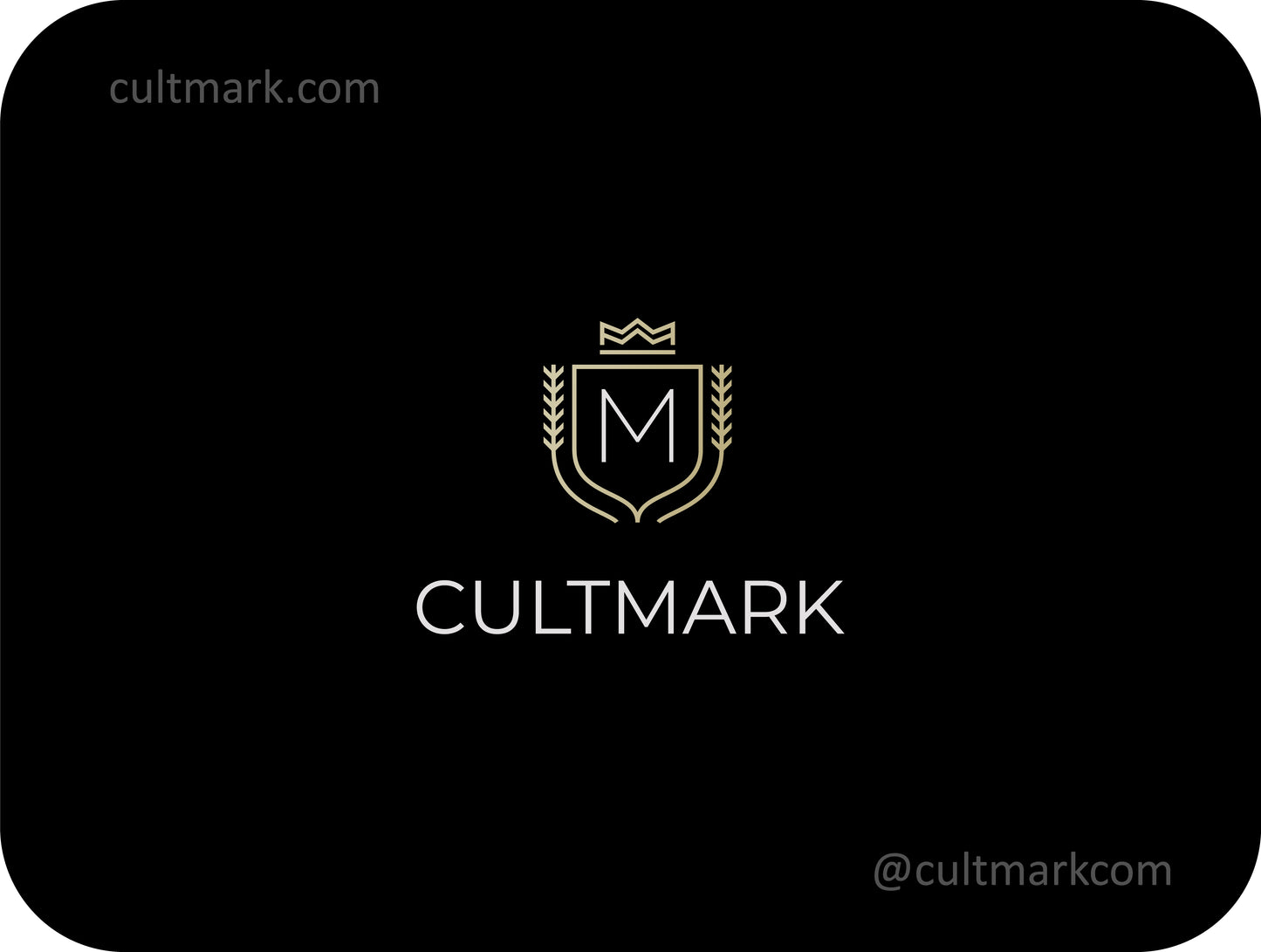 Letter M with crown logo