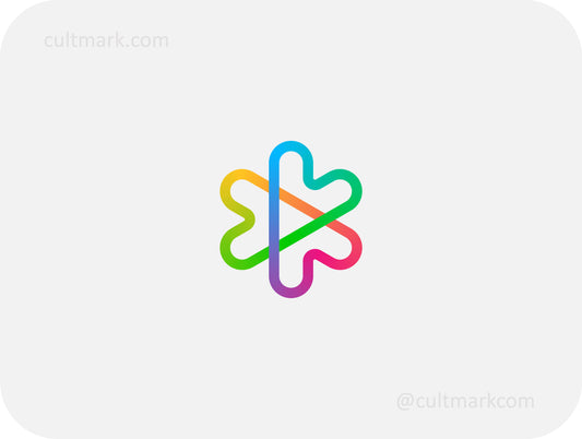 Flower logo. Hearts logo.