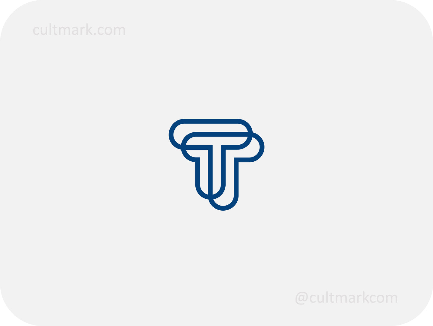 Double T letters logo