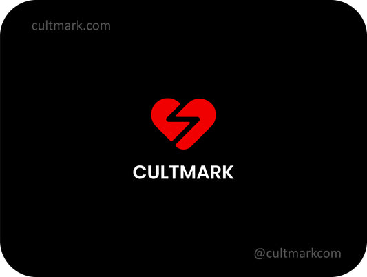 Heart lightning logo