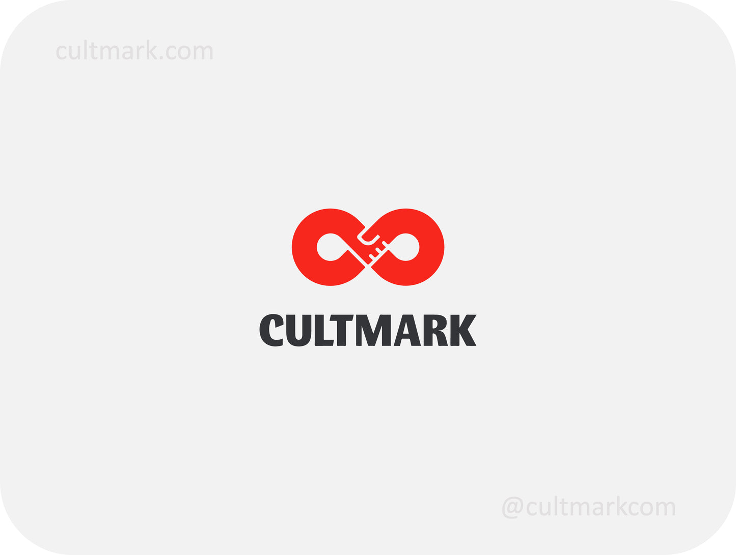 Infinity handshake logo