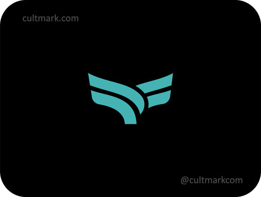 Bird logo. Wings logo. Bull logo.