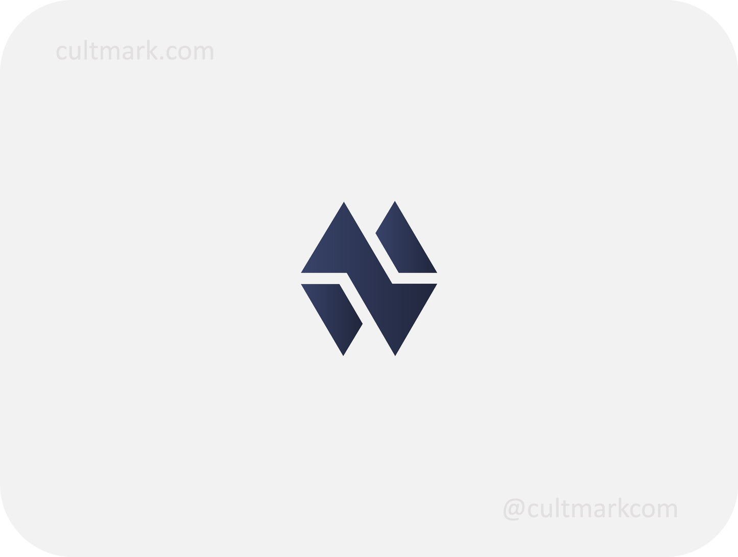 Letter M logo. Mountain logo.