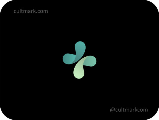 Cross logo. Butterfly logo. Flower logo