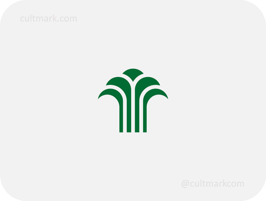 Tree logo. Palm logo.