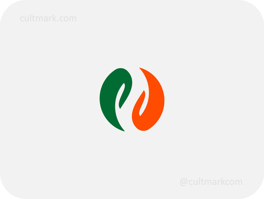 Leaves logo. Hands logo