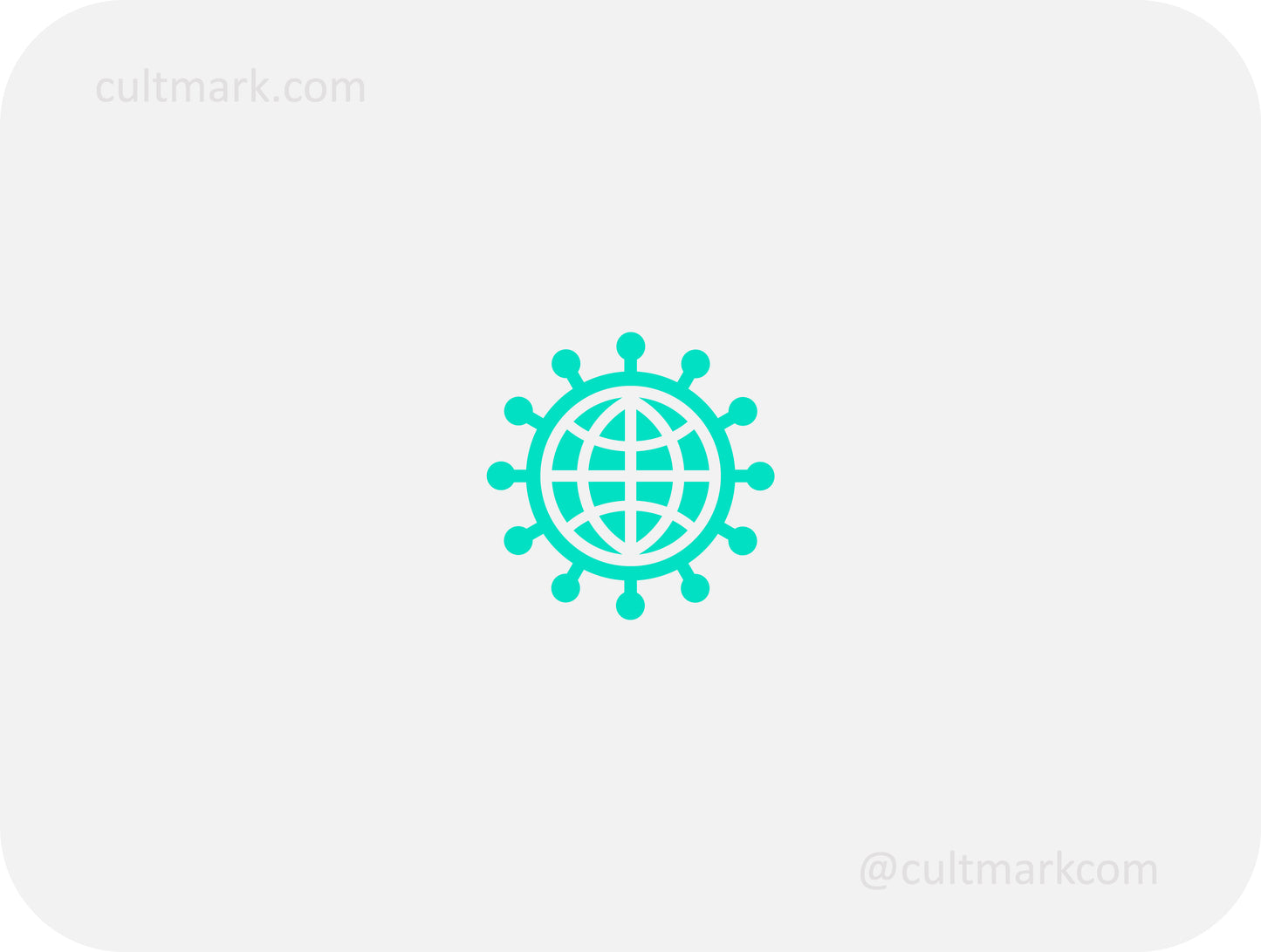 Globe logo. Virus logo