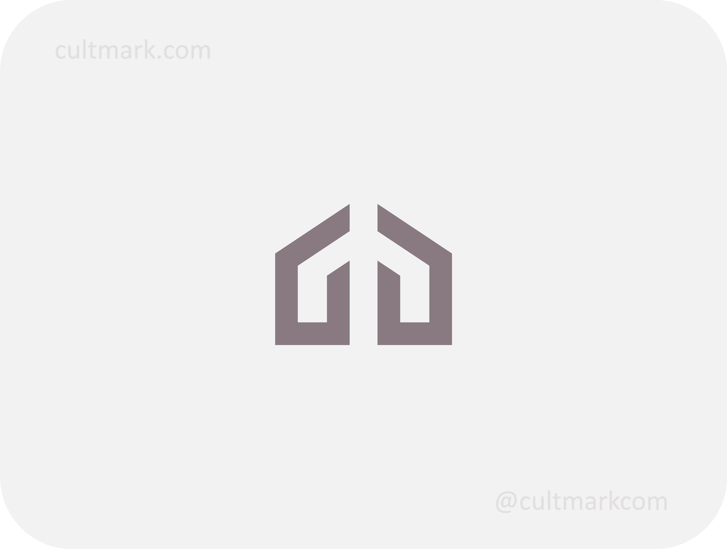 House logo. Hands logo